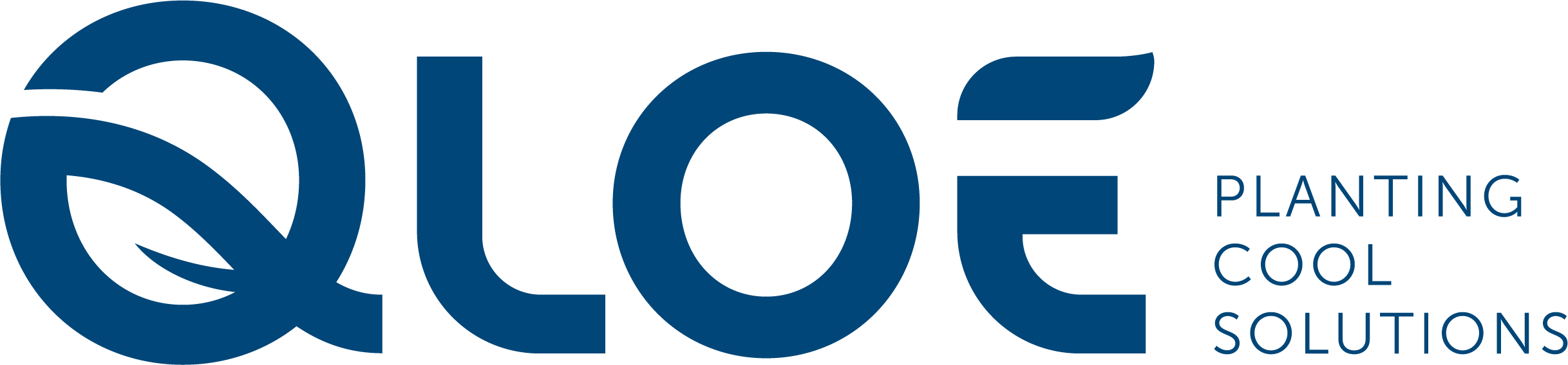 QLOE logo with tagline Planting Cool Solutions