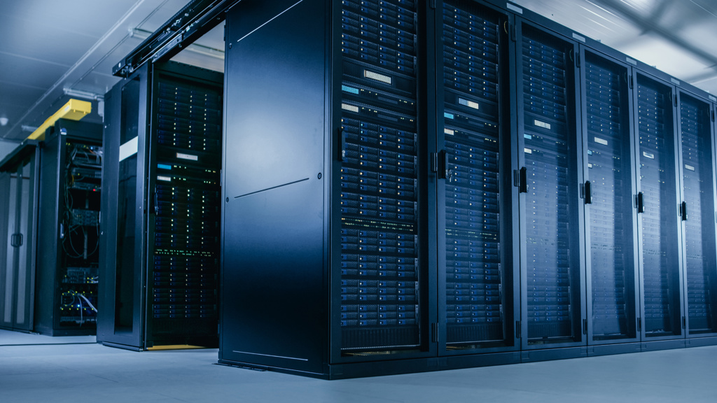Servers next to each other